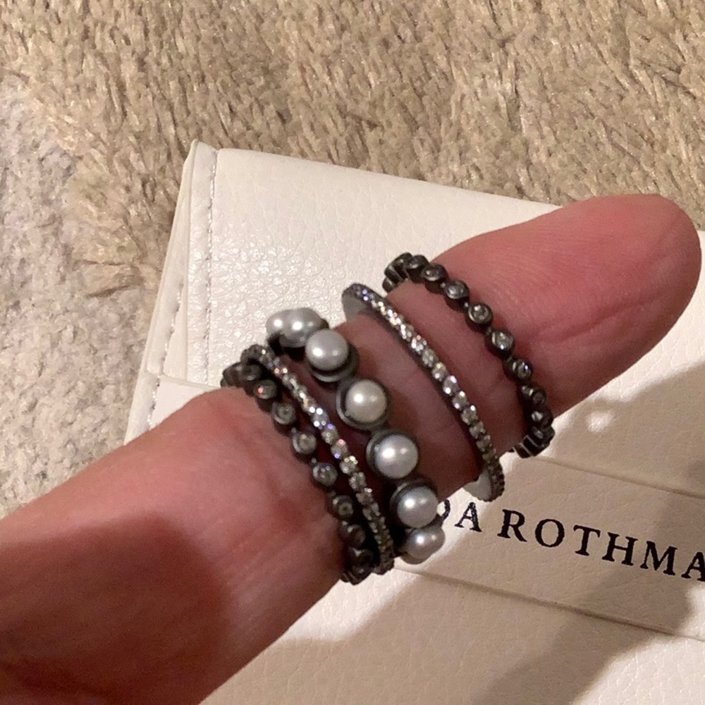 Freda Rothman 5 Stack Ring Set - Picture 7 of 7